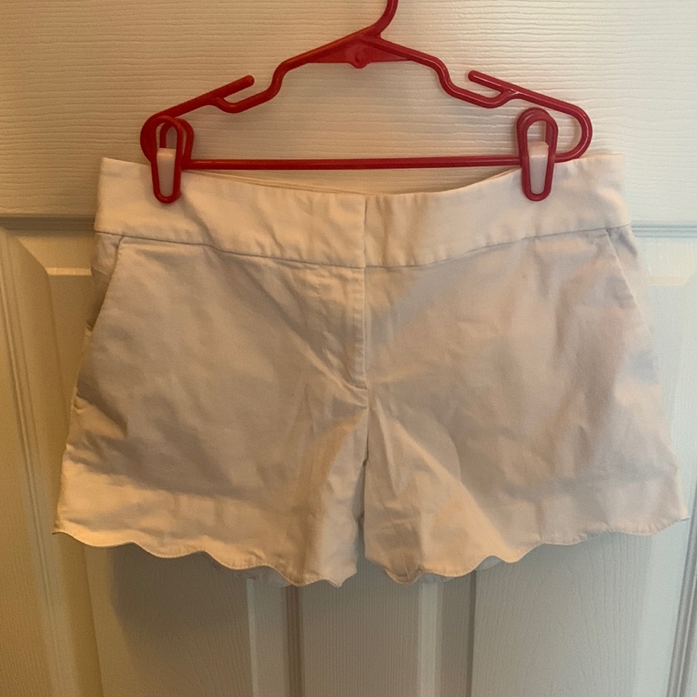 Pure white Loft shorts